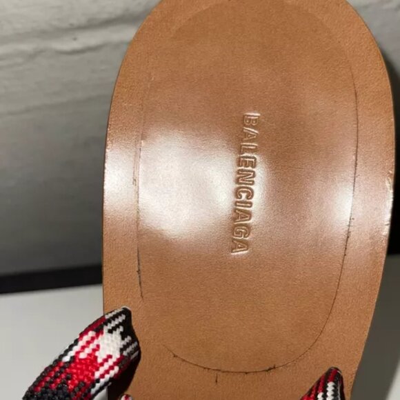 Balenciaga Lace Up Sandals Stilettos Heels Open Toe Women's Size 41 EU/11 US - Picture 9 of 15